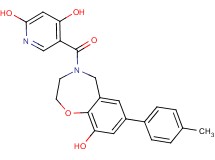 5-{[9-hydroxy-7-(4-methylphenyl)-2,3-dihydro-1,4-benzoxazepin-4(5H)-yl]carbonyl}pyridine-2,4-diol