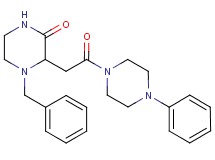 4-benzyl-3-[2-oxo-2-(4-phenyl-1-piperazinyl)ethyl]-2-piperazinone