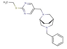 (1S*,5R*)-3-benzyl-6-{[2-(ethylthio)pyrimidin-5-yl]methyl}-3,6-diazabicyclo[3.2.2]nonane