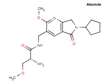 (2R)-2-amino-N-[(6-cyclopentyl-2-methoxy-5-oxo-6,7-dihydro-5H-pyrrolo[3,4-b]pyridin-3-yl)methyl]-3-methoxypropanamide