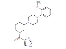 1-[1-(1H-imidazol-4-ylcarbonyl)-3-piperidinyl]-4-(2-methoxyphenyl)piperazine