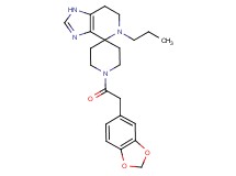 1'-(1,3-benzodioxol-5-ylacetyl)-5-propyl-1,5,6,7-tetrahydrospiro[imidazo[4,5-c]pyridine-4,4'-piperidine]