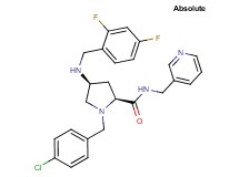 (4S)-1-(4-chlorobenzyl)-4-[(2,4-difluorobenzyl)amino]-N-(3-pyridinylmethyl)-L-prolinamide