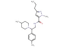 1-methyl-N-[2-(4-methylphenyl)-2-(4-methyl-1-piperidinyl)ethyl]-3-propyl-1H-pyrazole-5-carboxamide