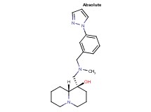 (1R,9aR)-1-({methyl[3-(1H-pyrazol-1-yl)benzyl]amino}methyl)octahydro-2H-quinolizin-1-ol