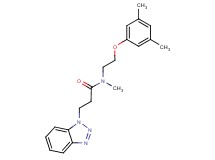 3-(1H-1,2,3-benzotriazol-1-yl)-N-[2-(3,5-dimethylphenoxy)ethyl]-N-methylpropanamide