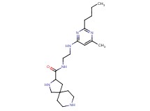 N-{2-[(2-butyl-6-methyl-4-pyrimidinyl)amino]ethyl}-2,8-diazaspiro[4.5]decane-3-carboxamide dihydrochloride