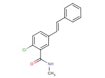 2-chloro-N-methyl-5-[(E)-2-phenylvinyl]benzamide