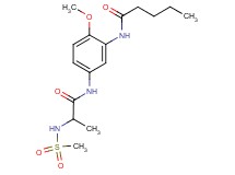 N-[2-methoxy-5-({2-[(methylsulfonyl)amino]propanoyl}amino)phenyl]pentanamide