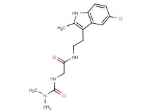 N~1~-[2-(5-chloro-2-methyl-1H-indol-3-yl)ethyl]-N~2~-[(dimethylamino)carbonyl]glycinamide