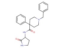 1-benzyl-N-(2-oxo-3-pyrrolidinyl)-4-phenyl-4-piperidinecarboxamide