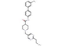 N-(3'-methyl-4-biphenylyl)-1-[(2-propyl-5-pyrimidinyl)methyl]-4-piperidinecarboxamide