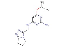 N~4~-(6,7-dihydro-5H-pyrrolo[2,1-c][1,2,4]triazol-3-ylmethyl)-6-isopropoxypyrimidine-2,4-diamine