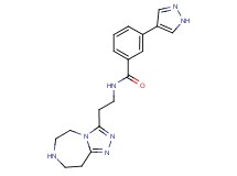 3-(1H-pyrazol-4-yl)-N-[2-(6,7,8,9-tetrahydro-5H-[1,2,4]triazolo[4,3-d][1,4]diazepin-3-yl)ethyl]benzamide