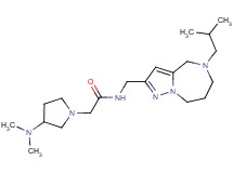 2-[3-(dimethylamino)pyrrolidin-1-yl]-N-[(5-isobutyl-5,6,7,8-tetrahydro-4H-pyrazolo[1,5-a][1,4]diazepin-2-yl)methyl]acetamide