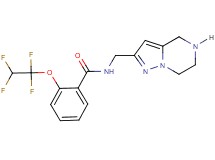 2-(1,1,2,2-tetrafluoroethoxy)-N-(4,5,6,7-tetrahydropyrazolo[1,5-a]pyrazin-2-ylmethyl)benzamide hydrochloride