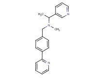 N-methyl-1-pyridin-3-yl-N-(4-pyridin-2-ylbenzyl)ethanamine