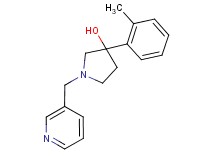 3-(2-methylphenyl)-1-(pyridin-3-ylmethyl)pyrrolidin-3-ol