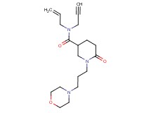 N-allyl-1-[3-(4-morpholinyl)propyl]-6-oxo-N-2-propyn-1-yl-3-piperidinecarboxamide