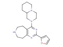 2-(2-furyl)-4-(octahydro-2H-pyrido[1,2-a]pyrazin-2-yl)-6,7,8,9-tetrahydro-5H-pyrimido[4,5-d]azepine dihydrochloride