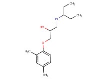 1-(2,4-dimethylphenoxy)-3-[(1-ethylpropyl)amino]-2-propanol