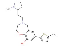 4-[2-(1-methylpyrrolidin-2-yl)ethyl]-7-(5-methyl-2-thienyl)-2,3,4,5-tetrahydro-1,4-benzoxazepin-9-ol