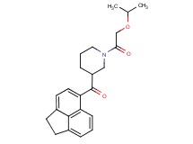1,2-dihydroacenaphthylen-5-yl[1-(isopropoxyacetyl)piperidin-3-yl]methanone