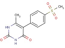 6-methyl-5-[4-(methylsulfonyl)phenyl]pyrimidine-2,4(1H,3H)-dione
