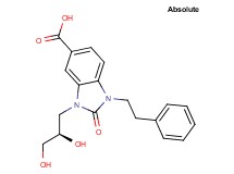 3-[(2R)-2,3-dihydroxypropyl]-2-oxo-1-(2-phenylethyl)-2,3-dihydro-1H-benzimidazole-5-carboxylic acid