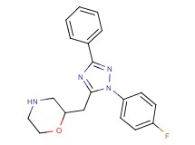 2-{[1-(4-fluorophenyl)-3-phenyl-1H-1,2,4-triazol-5-yl]methyl}morpholine