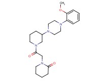 1-(2-{3-[4-(2-methoxyphenyl)-1-piperazinyl]-1-piperidinyl}-2-oxoethyl)-2-piperidinone