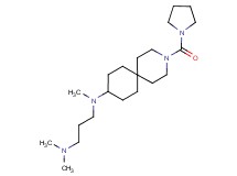 N,N,N'-trimethyl-N'-[3-(pyrrolidin-1-ylcarbonyl)-3-azaspiro[5.5]undec-9-yl]propane-1,3-diamine