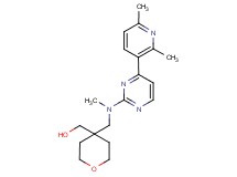 (4-{[[4-(2,6-dimethylpyridin-3-yl)pyrimidin-2-yl](methyl)amino]methyl}tetrahydro-2H-pyran-4-yl)methanol