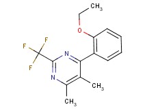 4-(2-ethoxyphenyl)-5,6-dimethyl-2-(trifluoromethyl)pyrimidine