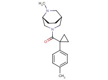 (1R*,5R*)-6-methyl-3-{[1-(4-methylphenyl)cyclopropyl]carbonyl}-3,6-diazabicyclo[3.2.2]nonane