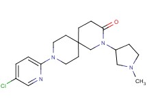 9-(5-chloropyridin-2-yl)-2-(1-methylpyrrolidin-3-yl)-2,9-diazaspiro[5.5]undecan-3-one