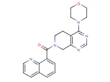4-morpholin-4-yl-7-(quinolin-8-ylcarbonyl)-5,6,7,8-tetrahydropyrido[3,4-d]pyrimidine