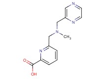 6-{[methyl(pyrazin-2-ylmethyl)amino]methyl}pyridine-2-carboxylic acid