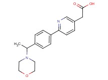 {6-[4-(1-morpholin-4-ylethyl)phenyl]pyridin-3-yl}acetic acid