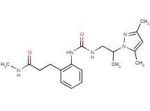 3-{2-[({[2-(3,5-dimethyl-1H-pyrazol-1-yl)propyl]amino}carbonyl)amino]phenyl}-N-methylpropanamide