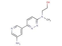 2-[[6-(5-aminopyridin-3-yl)pyridazin-3-yl](methyl)amino]ethanol