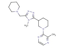 2-methyl-3-{3-[4-methyl-5-(piperidin-1-ylmethyl)-4H-1,2,4-triazol-3-yl]piperidin-1-yl}pyrazine
