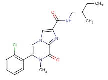 6-(2-chlorophenyl)-7-methyl-N-(2-methylbutyl)-8-oxo-7,8-dihydroimidazo[1,2-a]pyrazine-2-carboxamide