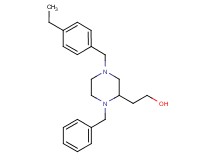 2-[1-benzyl-4-(4-ethylbenzyl)-2-piperazinyl]ethanol