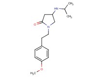 4-(isopropylamino)-1-[2-(4-methoxyphenyl)ethyl]-2-pyrrolidinone