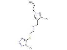 N-[(1-allyl-3-methyl-1H-pyrazol-4-yl)methyl]-2-[(1-methyl-1H-tetrazol-5-yl)thio]ethanamine