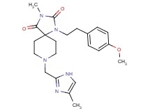 1-[2-(4-methoxyphenyl)ethyl]-3-methyl-8-[(4-methyl-1H-imidazol-2-yl)methyl]-1,3,8-triazaspiro[4.5]decane-2,4-dione