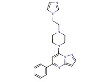 7-{4-[2-(1H-imidazol-1-yl)ethyl]piperazin-1-yl}-5-phenylpyrazolo[1,5-a]pyrimidine