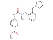 methyl 4-[({methyl[2-(pyrrolidin-1-ylmethyl)benzyl]amino}carbonyl)amino]benzoate