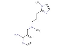 3-({methyl[3-(1-methyl-1H-imidazol-2-yl)propyl]amino}methyl)pyridin-2-amine